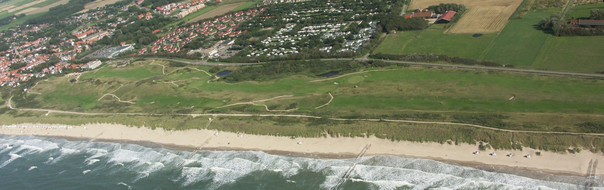 De golfbaan van de Domburgsche Golfclub